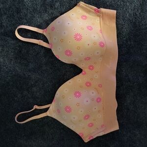 Floral Print Women's Bra